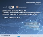 XIII Reunión Científica Anual del Área de Conocimiento de Neuroendocrinología