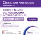 Errores innatos del metabolismo intermediario en el paciente adulto