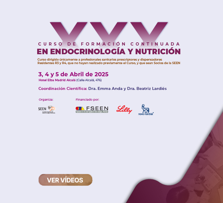 XXX Curso de formación continuada de Endocrinología y Nutrición