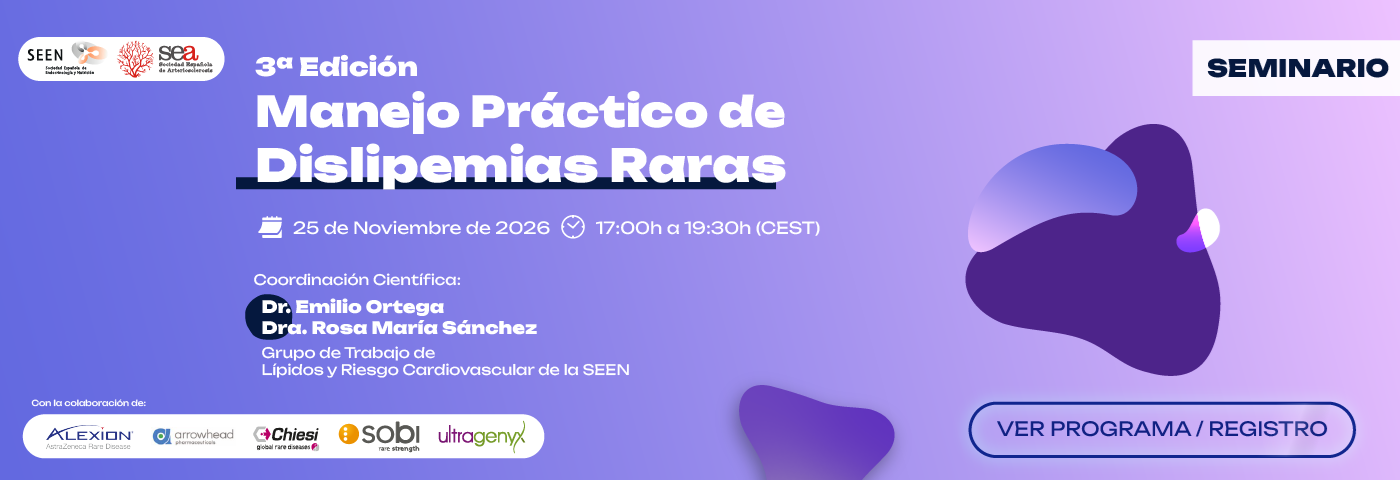 Webinar 3ª Edición Manejo Práctico de Dislipemias Raras