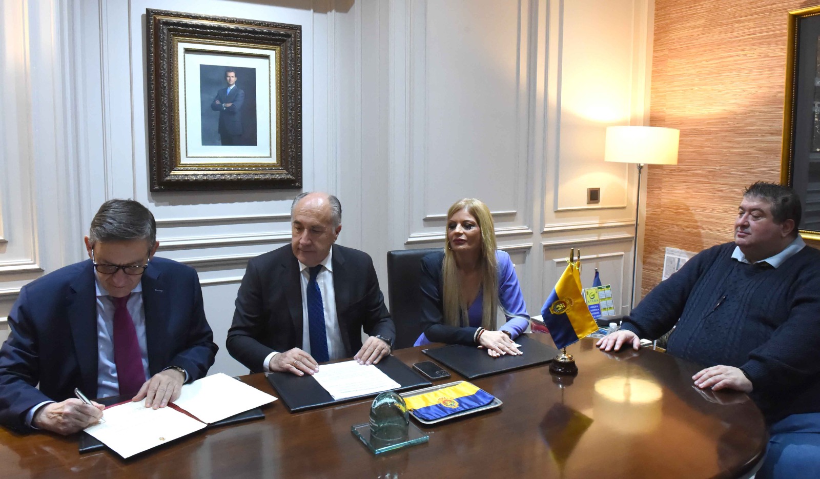 Imagen de grupo del acuerdo de Algeciras con la Alianza de ciudades contra la Obesidad